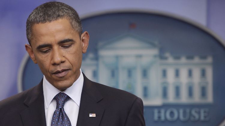 Die Enttäuschung ist Obama anzusehen.