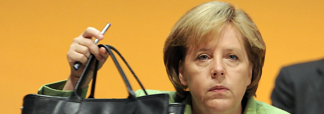 Merkel beim Wahlkongress. Einen Wahlparteitag gibt es nicht.
