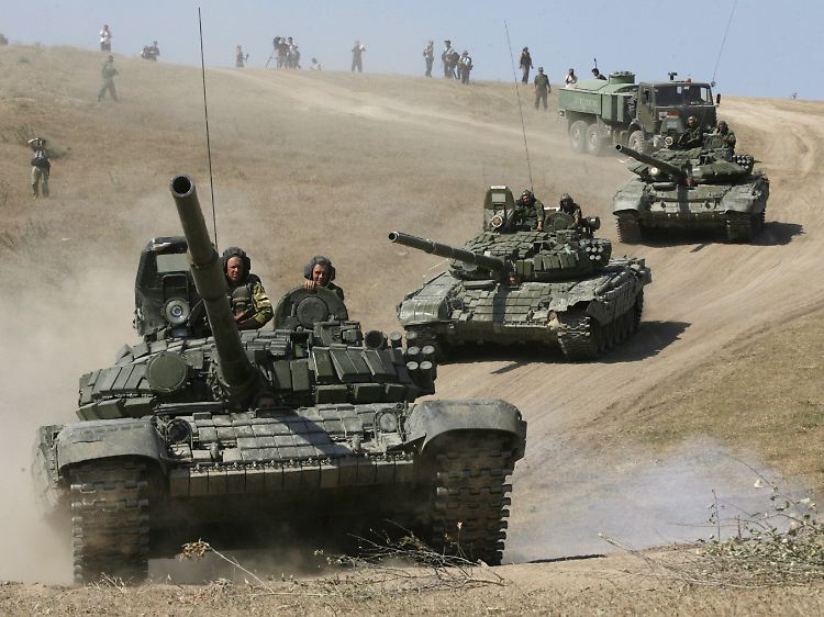 Das Militärmanöver der Russen weckt Erinnerungen an den Kaukasus-Krieg im Sommer 2008.