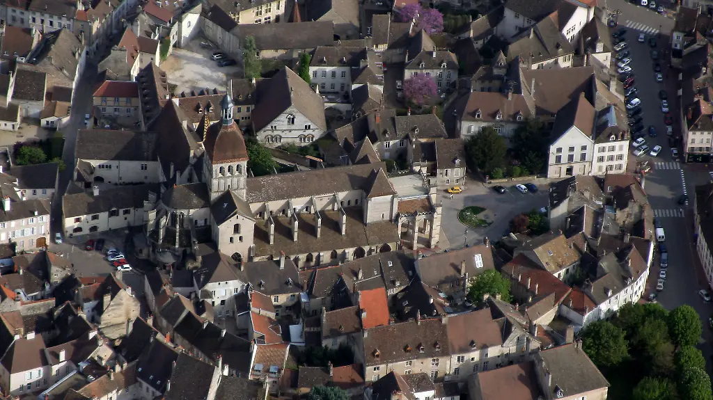 Beaune-Vogelperspektive