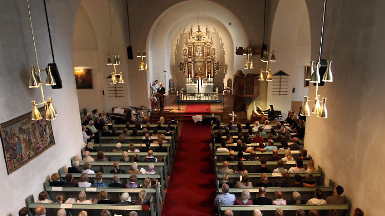 Der zentrale Trauergottesdienst fand im Dom zu Oslo statt.