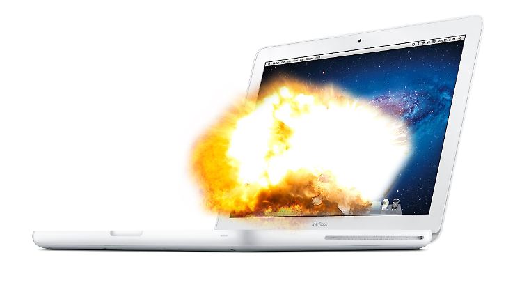 Macbook-Batterien sind anfällig für Angriffe von außen; doch können sie auch explodieren? (Foto: Apple/rts/kw)