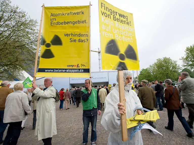 Belene-RWE-Demonstranten