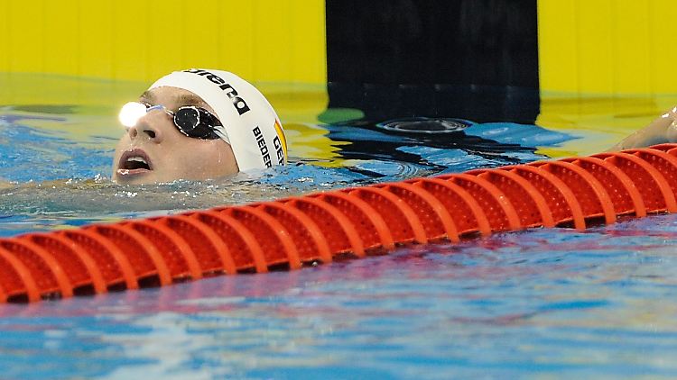 Auch über 200 Meter Freistil musste Titelverteidiger Paul Biedermann Gold gegen Bronze tauschen.