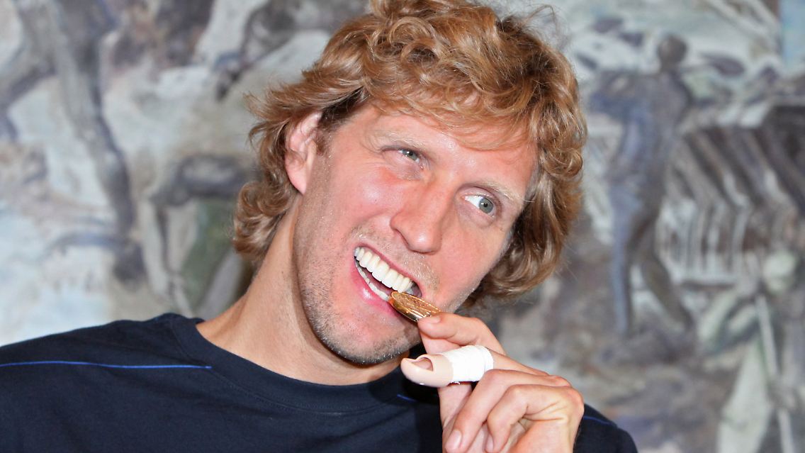 in Bamberg, Berlin und München interessieren sie sich für ihn: Dirk Nowitzki.