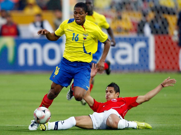 Antonio Valencia, 23-jähriger Flügelspieler aus Ecuador und künftig bei Manchester United unter Vertrag.