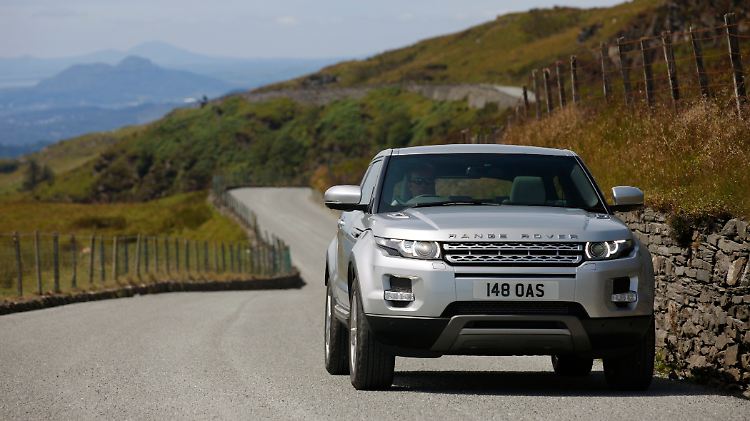 Mit 4,37 Metern ist der Evoque kürzer als ein VW Tiguan.