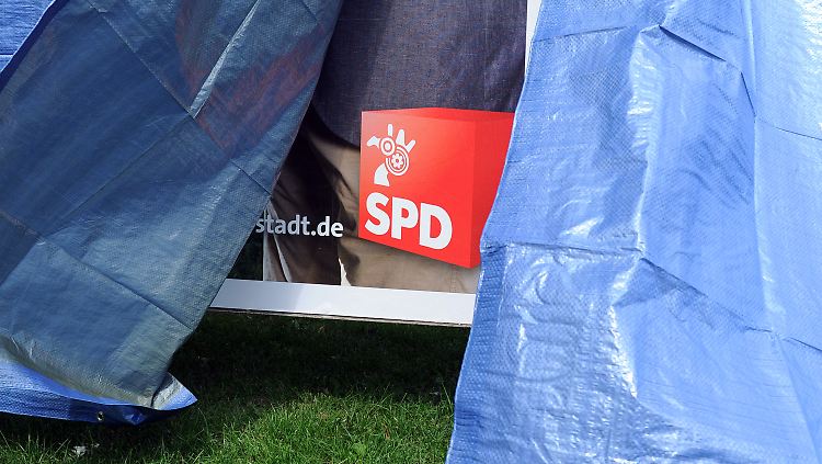 Verschwindet langsam: die SPD.