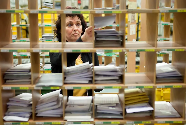 Deutsche-Post-Briefsortierung