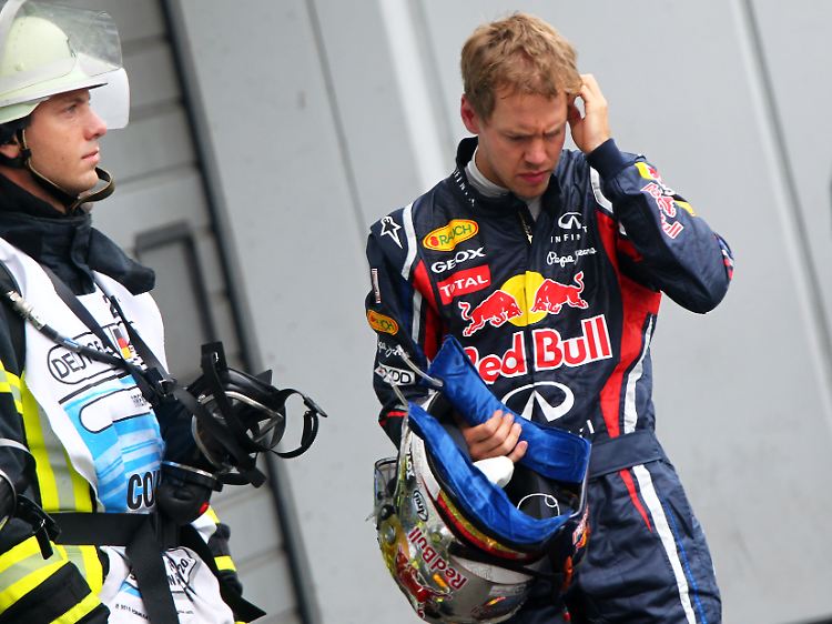 Sebastian Vettel zeigte sich vor allem enttäuscht über die Tatsache, dass sein Auto auf dem Nürburgring "nicht schnell genug" war.