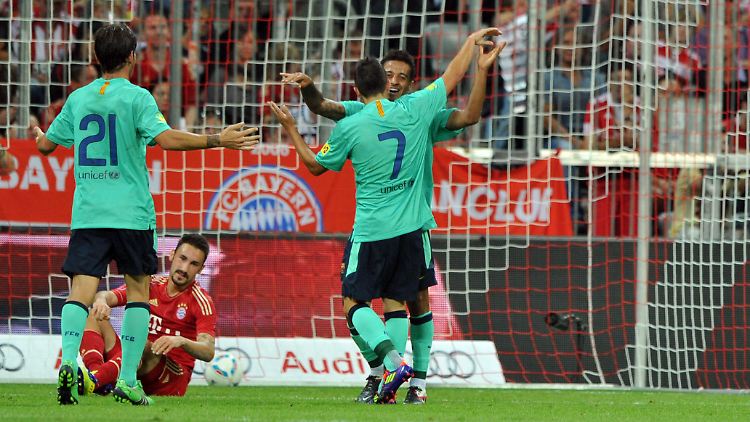 Tor, Sieg, Audi Cup: Barcelona besiegt Bayern München.