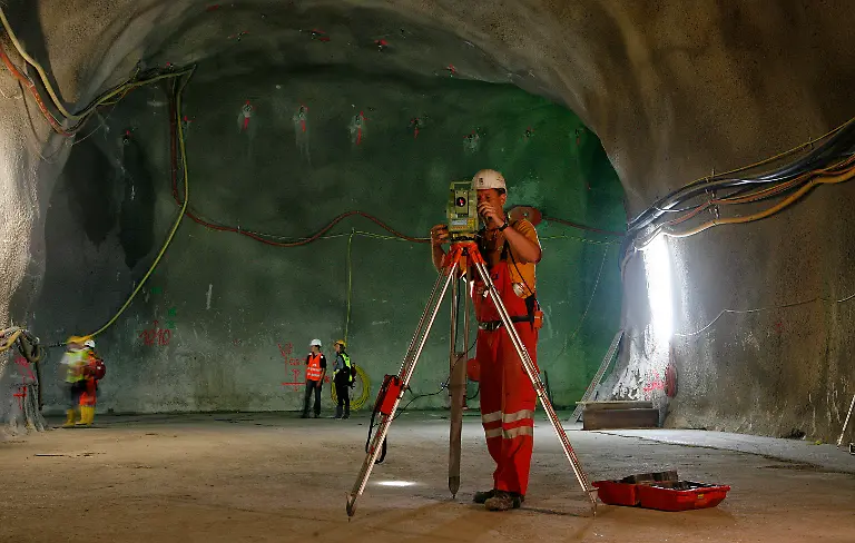 Gotthardtunnel-Vermesser