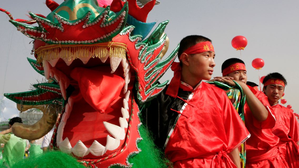 China tritt selbstbewusst auf.