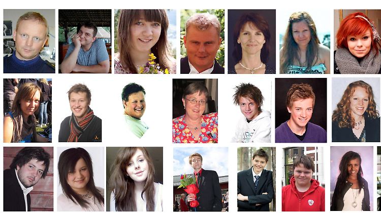 30 von 77 Opfern: Die Familien der Toten geben die Bilder frei.