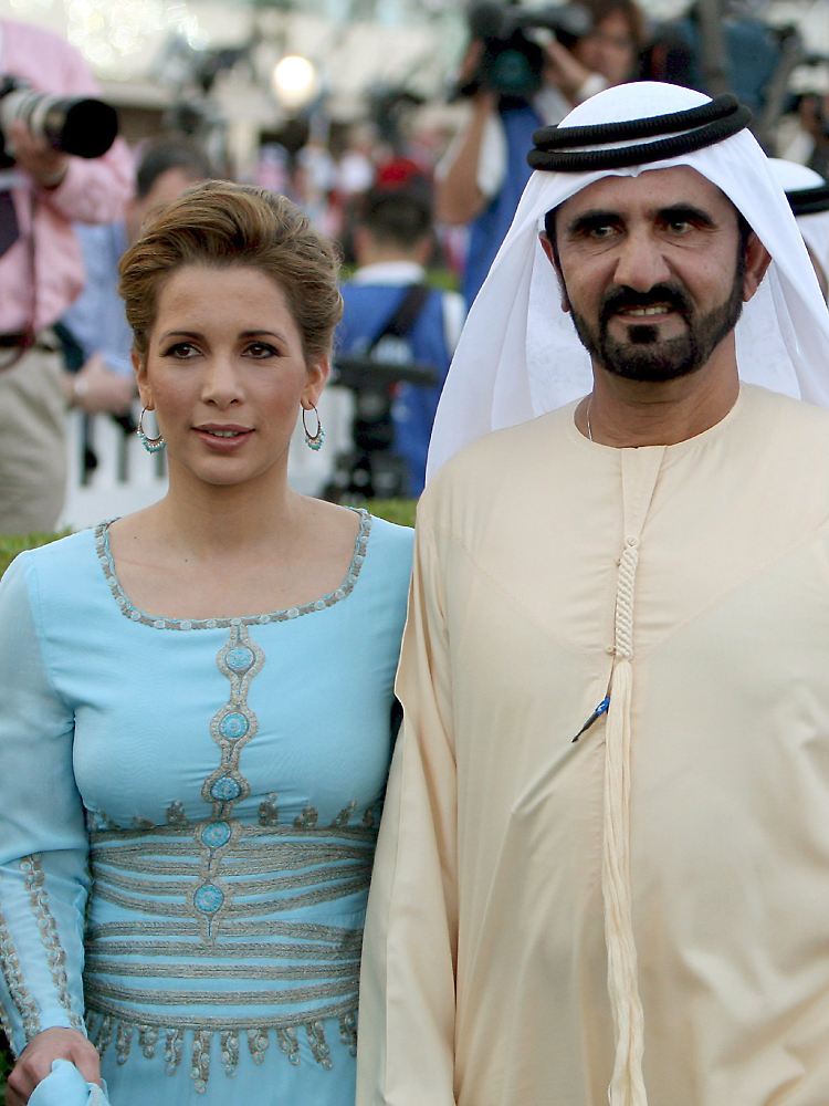 FEI-Präsidentin Prinzessin Haya mit ihrem Gatten Scheich Mohammed bin Rashid al Maktoum.