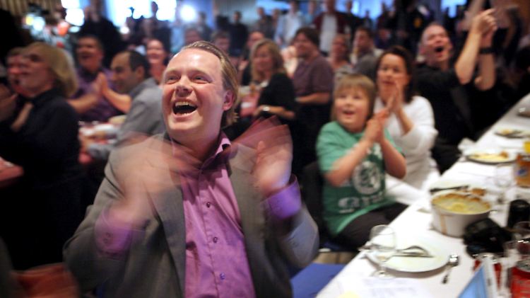 Die schwedische Piratenpartei um ihren Vorsitzenden Rick Falkvinge ergatterte im Juni ein EU-Mandat.