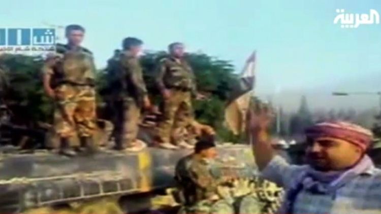 Es gibt nur wenige Bilder aus Syrien: Soldaten, aufgenommen am 31. Juli.