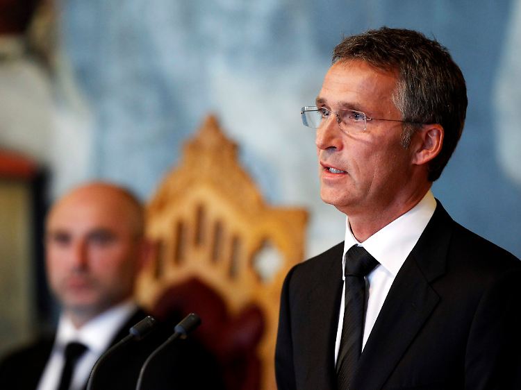 Stoltenberg im Parlament: "Mein größter Dank gilt dem norwegischen Volk."
