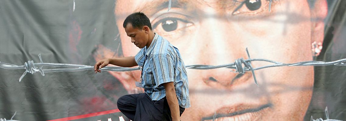 Suu Kyi gilt seit Jahren als Symbol für die Unterdrückung politischer Freiheit in Birma.