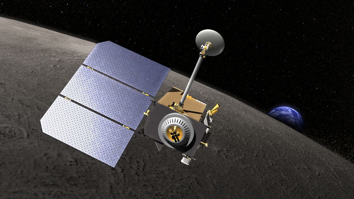 Computerbild der Marssonde "Lunar Reconnaissance Orbiter".