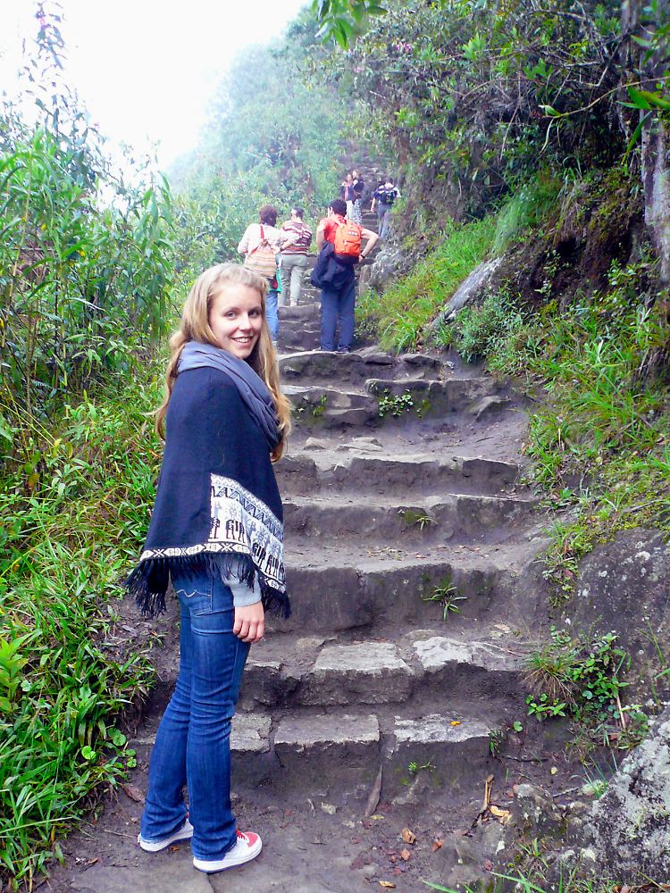 Wie viele andere Besucher wanderte Isabelle Schmidt auf dem Inka-Pfad nach Machu Picchu.