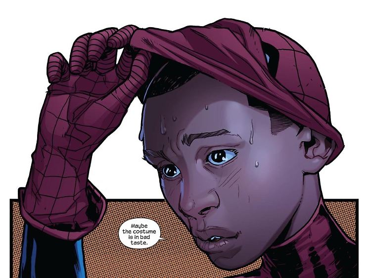 Neues Gesicht unter der Maske: Miles Morales statt Peter Parker.