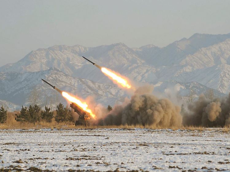 Raketentests in Nordkorea (Archivbild Januar 2009).