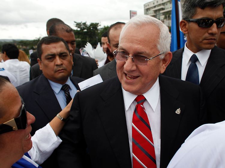 Honduras' neuer Präsident Micheletti.