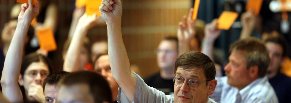 Auch Jörg Tauss ist auf dem Parteitag - für ein Amt kandidiert er aber nicht.