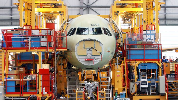 Airbus-Werk Hamburg: Der europäische Flugzeugbauer erlebte einen regelrechten Auftragsboom.
