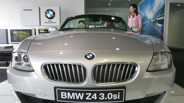 Diesem Anblick erliegen auch immer mehr Chinesen: BMW-Modelle sind im Reich der Mitte als Statussymbole gefragt.