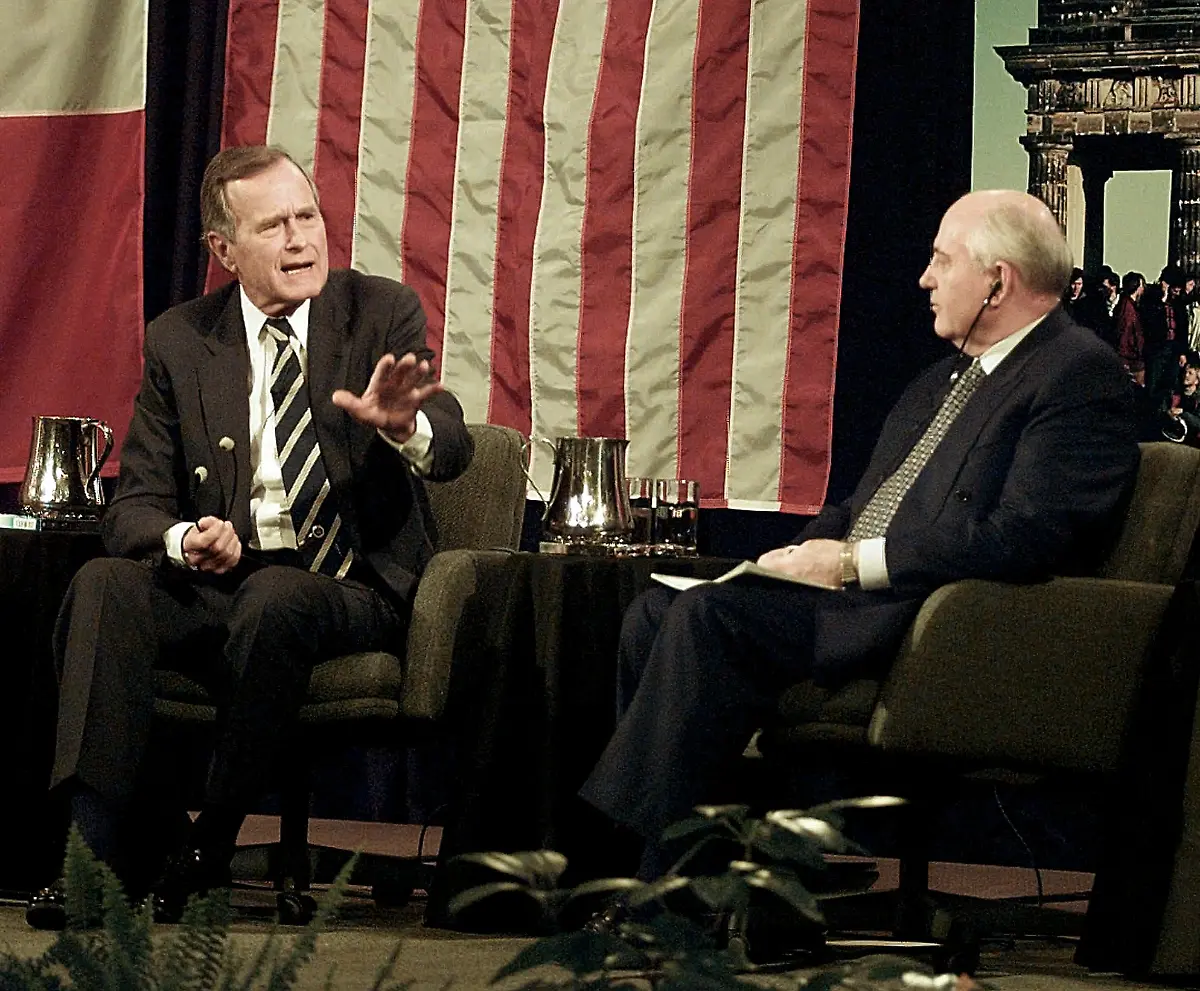 Gorbatschow-Bush-1995