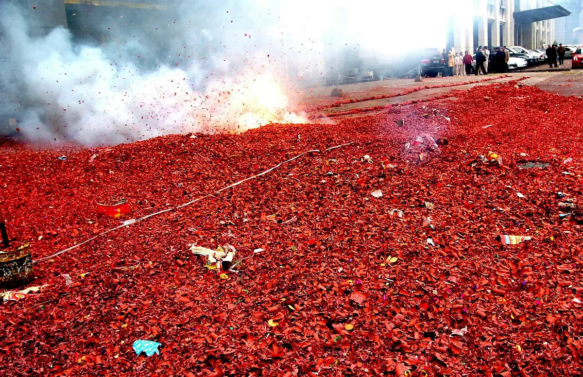 China-neujahr-feuerwerk