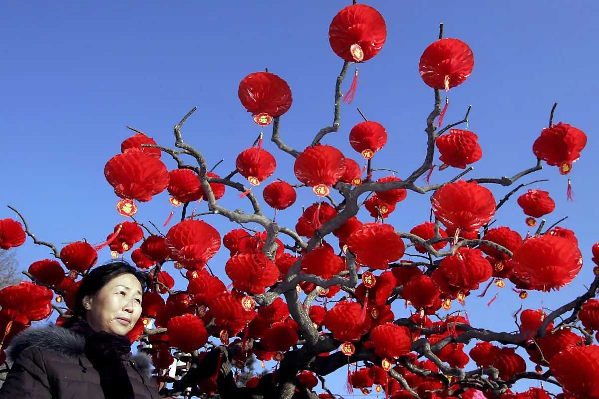 China-neujahr-laternen-viele