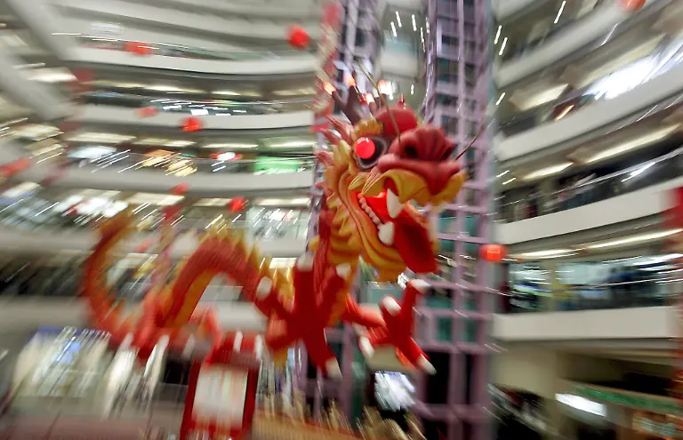 China-neujahr-papierdrache