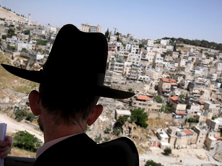 Blick auf Ostjerusalem.