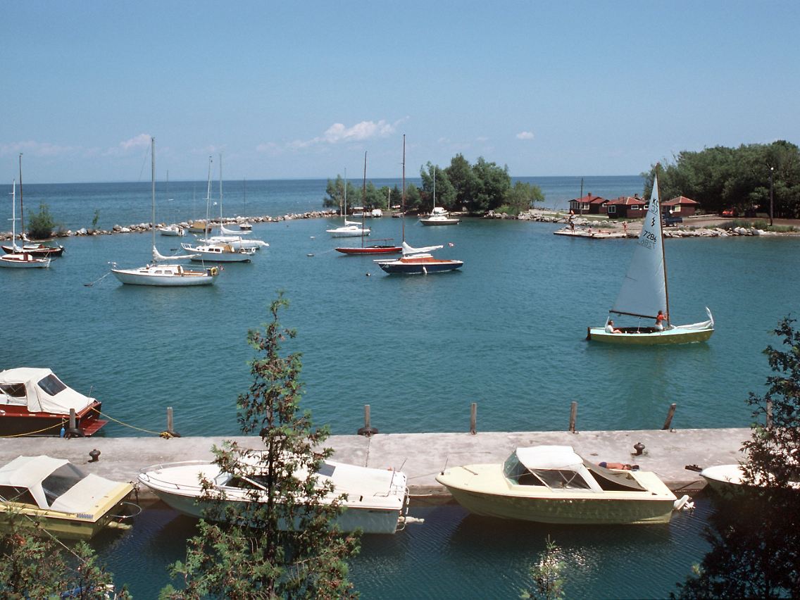 Jachthafen von Meaford an der Georgian Bay des Lake Huron.