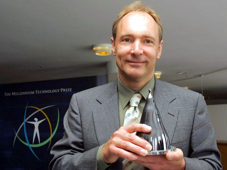 "Probiert es aus": Tim Berners-Lee ist der Erfinder des WWW.