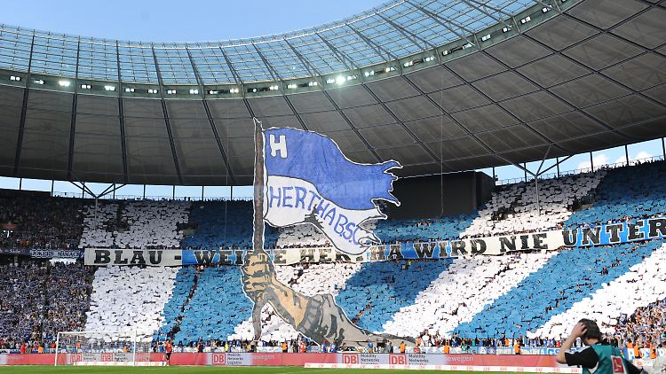 Die Choreographie der Berliner Fans war das Beste am Hertha-Spiel.