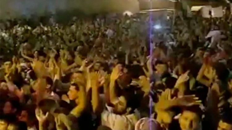 Demonstranten in Maarat Al-Numan.