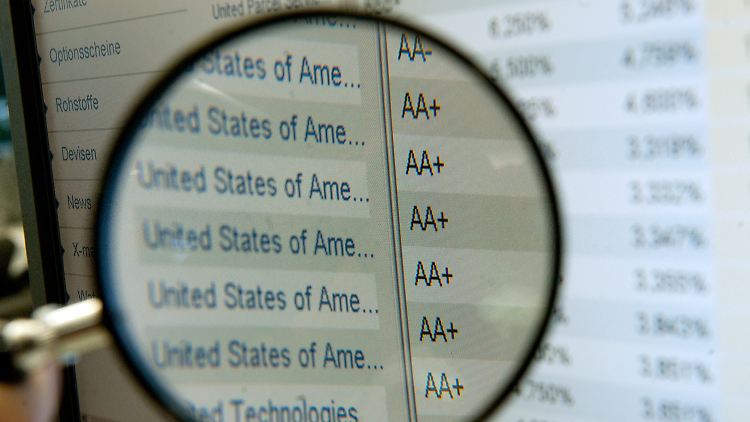 Die Ratingagentur Standard & Poor's (S&P) hat die Bonität der USA von "AAA" auf "AA+" abgestuft.