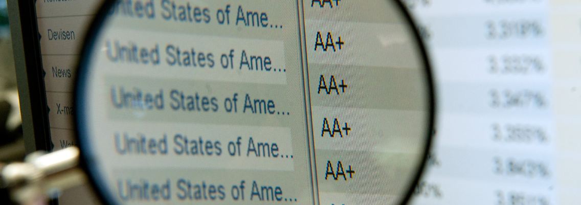 Die Ratingagentur Standard & Poor's (S&P) hat die Bonität der USA von "AAA" auf "AA+" abgestuft.