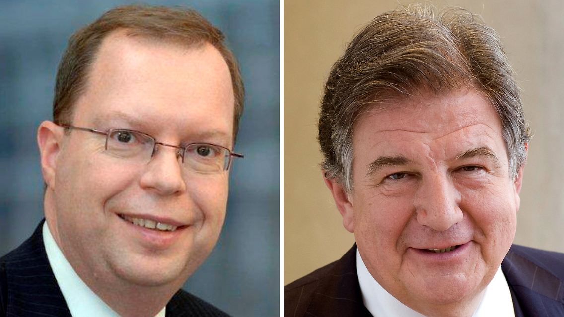 Peter Terium (links) soll Jürgen Großmanns Platz einnehmen.