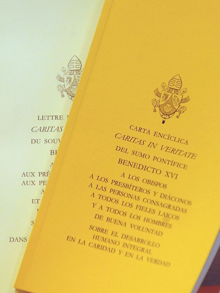 Papst Benedikt XVI. veröffentlichte am 7. Juli 2009 die Sozialenzyklika.