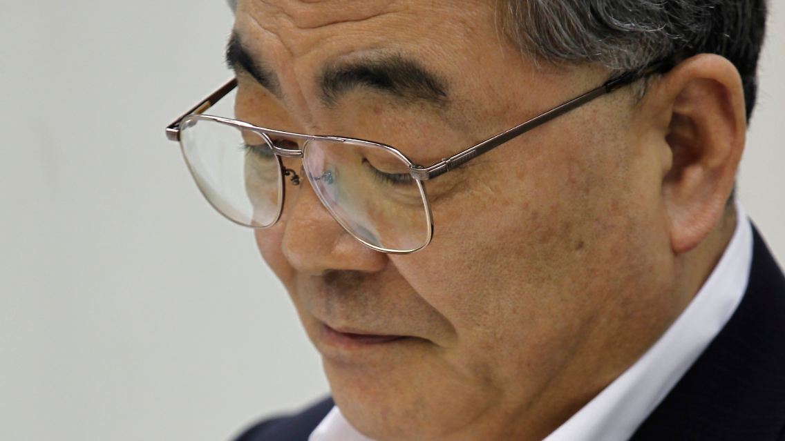 Tepco-Präsident Toshio Nishizawa.