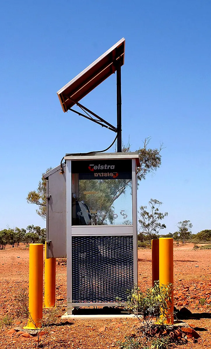 Telefon-Outback-Solarzellen