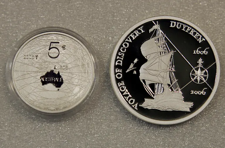 australien-entdeckung-muenze