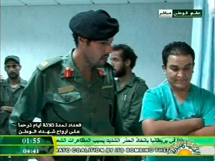 Chamis al-Gaddafi oder ein Doppelgänger? Weder Tod noch Überleben des Gaddafi-Sohnes sind nachprüfbar.