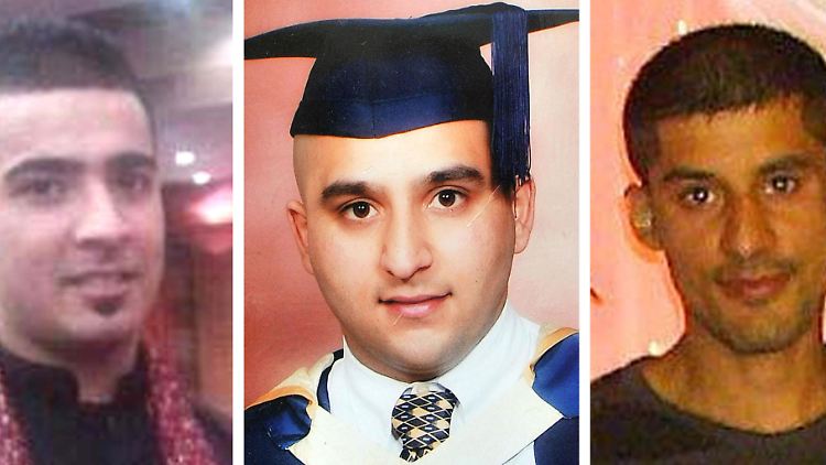 Haroon Jahan, Shazad Ali und Abdul Musavir wurden absichtlich überfahren.