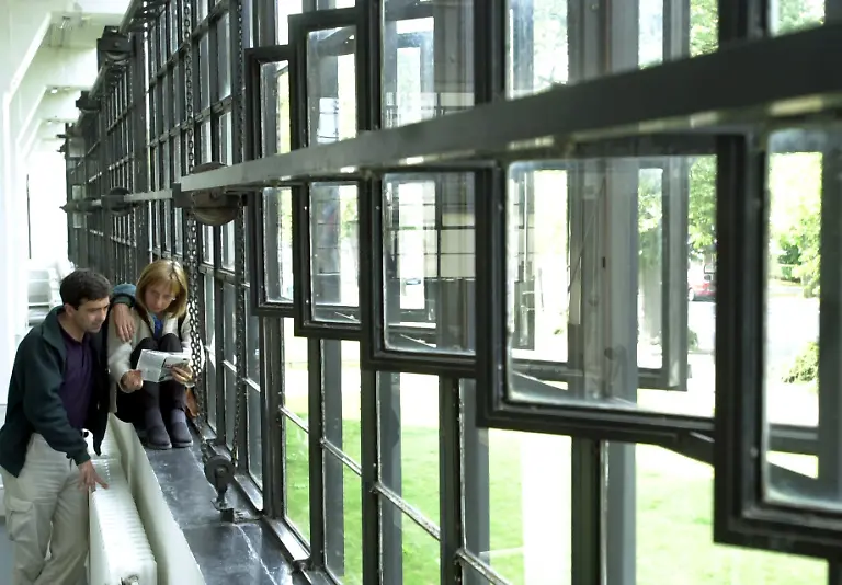 Fensterfront-Bauhaus-Dessau